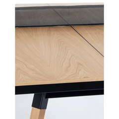 RS BARCELONA - You and Me Oak Indoor Modern Ping Pong Table