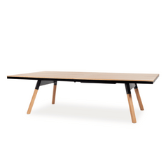 RS BARCELONA - You and Me Oak Indoor Modern Ping Pong Table